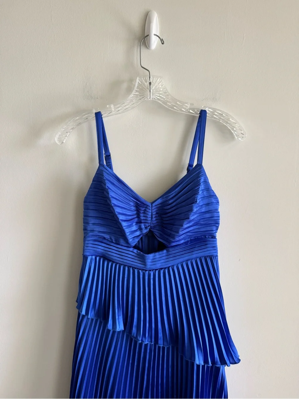 Abercrombie & Fitch Giselle Pleated Tiered Maxi Dress